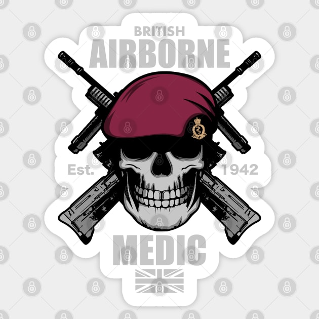 British Airborne Medic Sticker by TCP